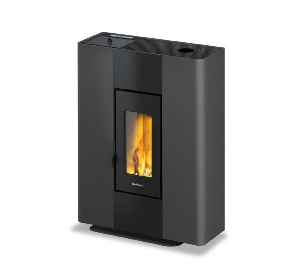 Poêle à granulés étanche Roxy Stand UP Anthracite - 7 kW