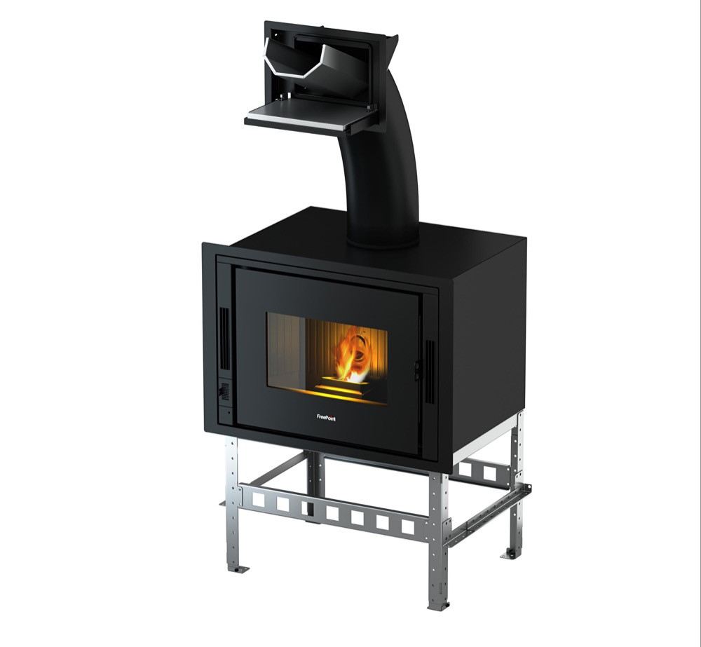 Poêle à granulés étanche Zen 9 Noir - 9 kW