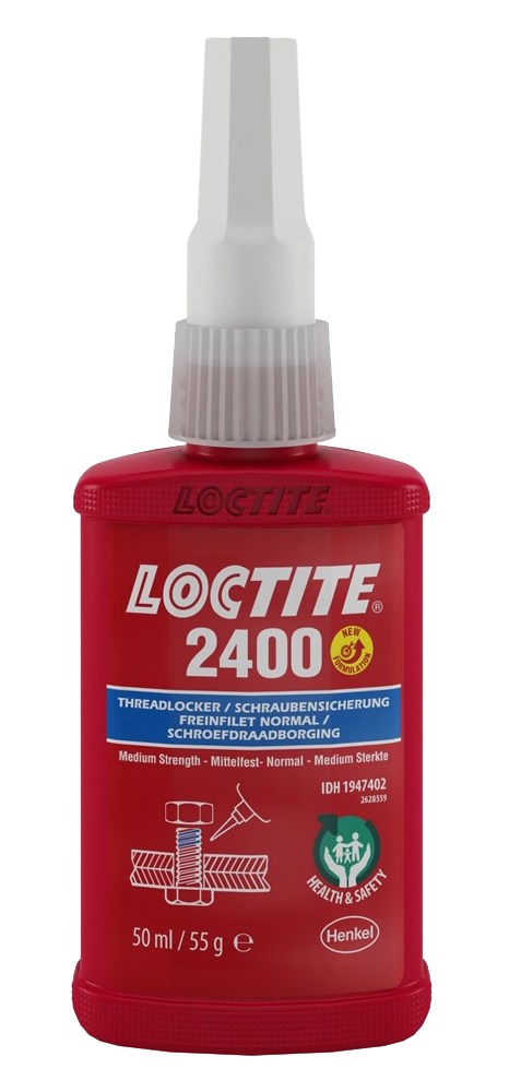Frein filet moyen 2400 flacon 50 ml LOCTITE 1947402