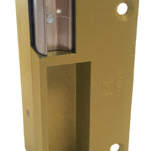 Gâche à émission or gauche 120 mm 12 / 24 V AC / DC + VARIS HERACLES PCA-1017I-OR