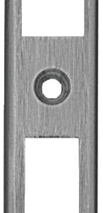 Gâche inox pour serrures multipoints à pêne dormant 4106 6 5 mm COF CAL 3P METALUX F141060000