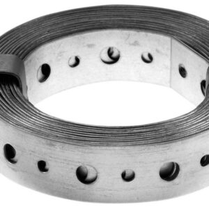Bande perforée galvanisé, 20x12 mm