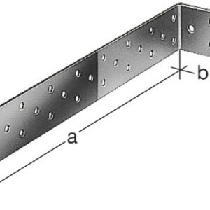 Equerre à béton Galvanisé GAH ALBERTS, 285x40x40 mm
