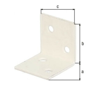 Equerre En Acier Plastifié, L.3 X L.3 X H.3 Cm