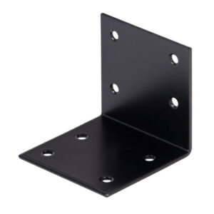 Equerre large acier noir 60 x 60 x 60 mm ALBERTS