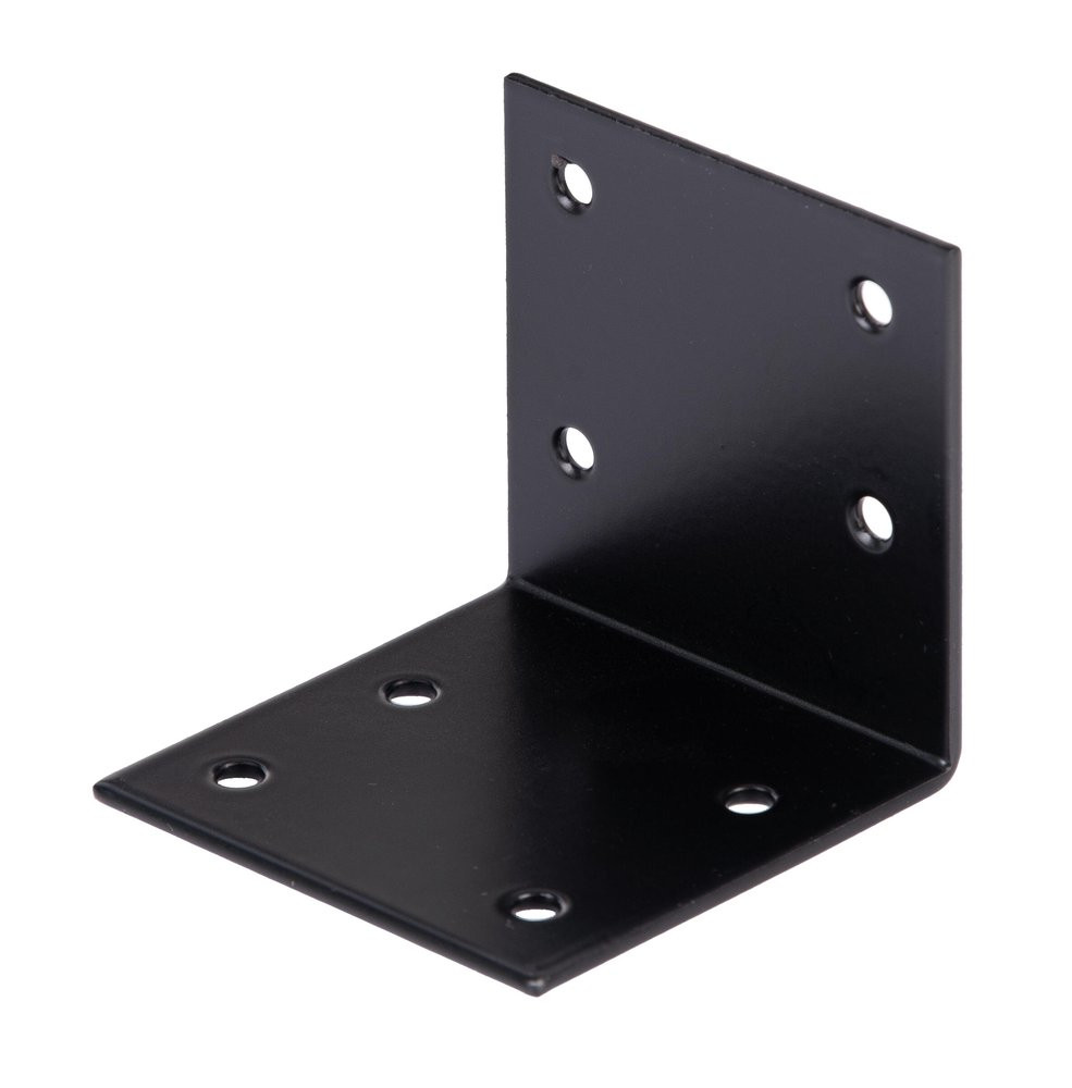 Equerre large acier noir 60 x 60 x 60 mm ALBERTS