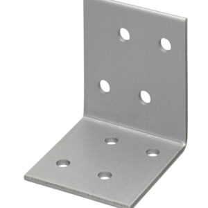Lot de 25 equerres acier galvanise, 50x50x40 mm ALBERTS