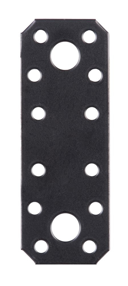 Platine d'assemblage acier noir 155 x 40 mm ALBERTS