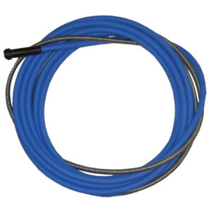 Gaine guide-fil acier bleue 4 m pour fil de 0,6 - 0,8 mm ABICOR BINZEL 124.0012