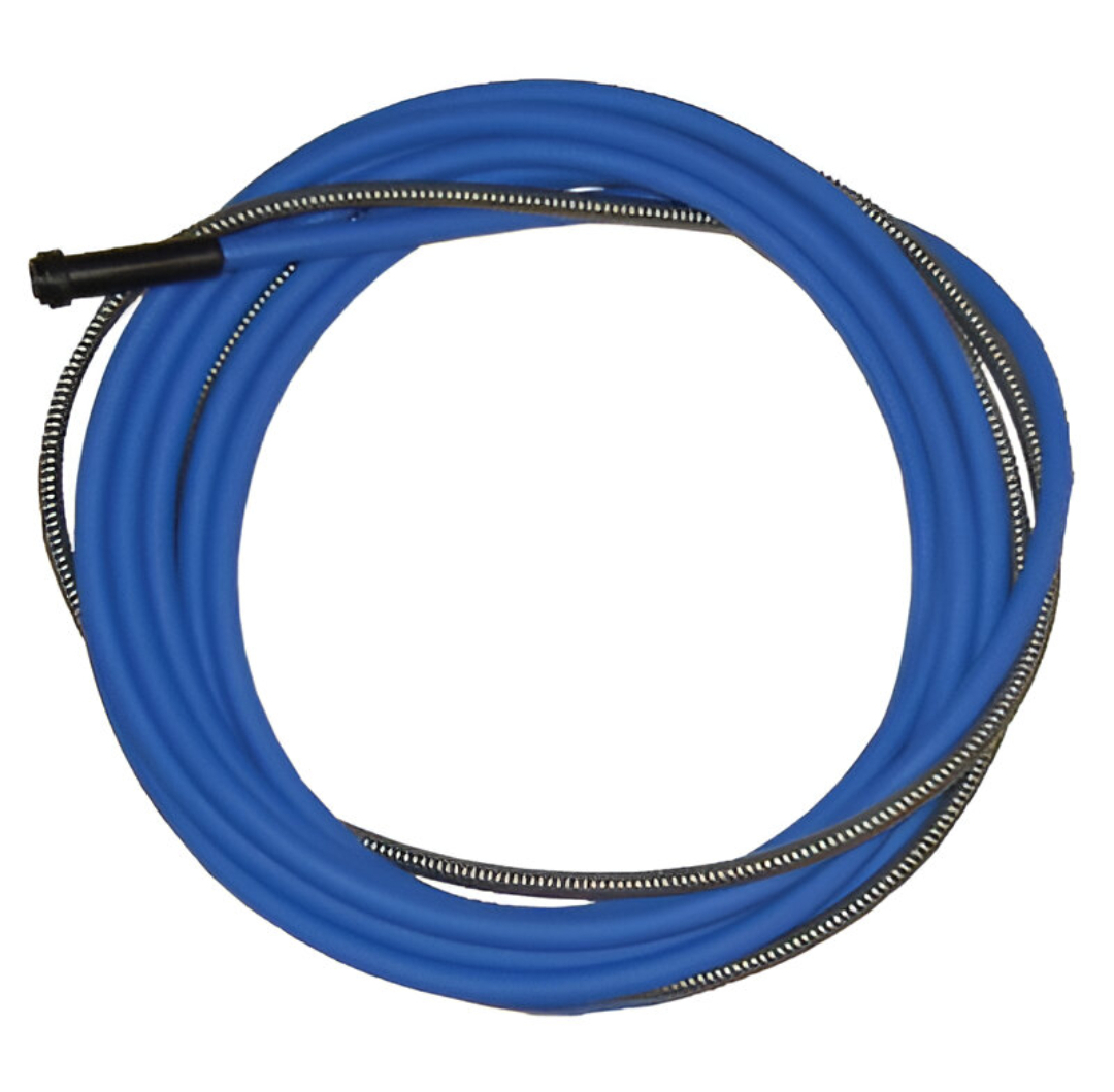 Gaine guide-fil acier bleue 4 m pour fil de 0,6 - 0,8 mm ABICOR BINZEL 124.0012