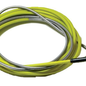 Gaine guide fil acier jaune 25 x 45 4 m diamètre 1,4 - 1,6 mm ABICOR BINZEL 124.0133