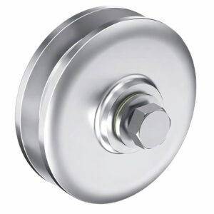 Galet acier diamètre 82 mm gorge carrée MANTION 1002FA
