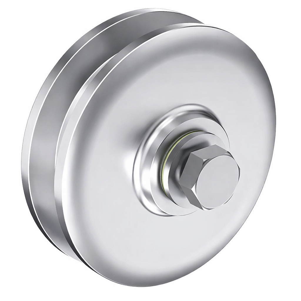 Galet acier diamètre 82 mm gorge carrée MANTION 1002FA
