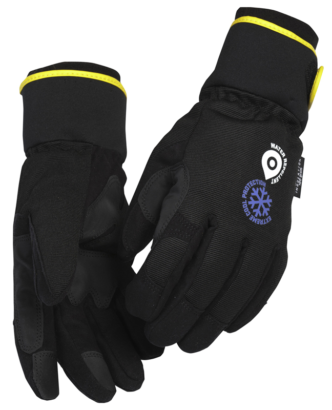 Gant de travail Thinsulate hiver noir/jaune T9 BLÅKLÄDER 2249394599009