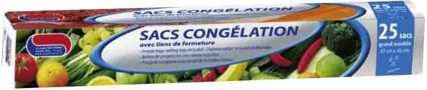 Sac Congelation Gm 30X45Cm