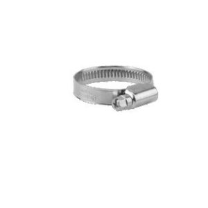 Collier de serrage à vis sans fin en acier galvanisé - plage de serrage de 25 à 40 mm 1"