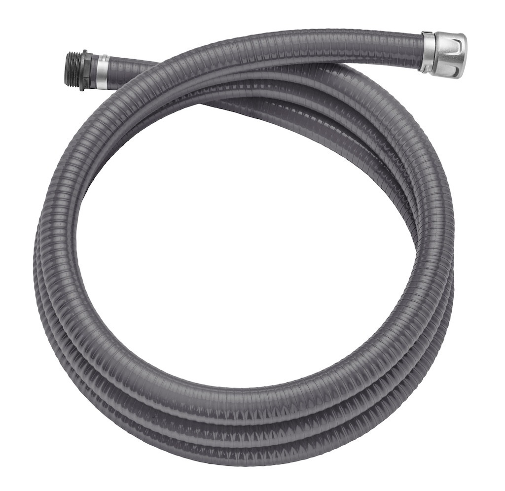 Extension de tuyau d’aspiration 25 mm (1”) - 4 m - Raccord métallique G1”
