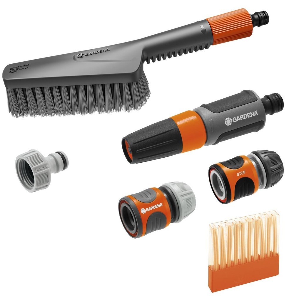 Kit brosse de lavage à main S souple avec raccordement