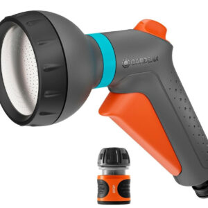 Pistolet d’arrosage Classic + raccord Aquastop 1/2” - 5/8” - Jet pluie doux