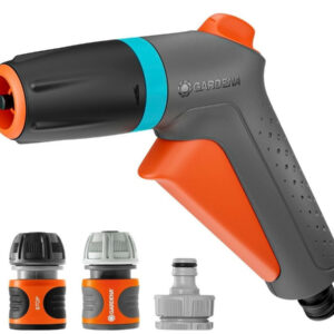 Pistolet de nettoyage multijet Classic + raccord Aquastop - 2 jets avec kit de raccordement complet