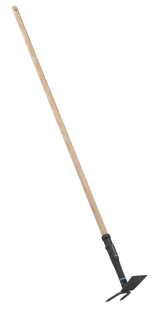 Serfouette PureLine - 7,5 cm - Lame droite + 2 dents - Manche bois FSC 100 %