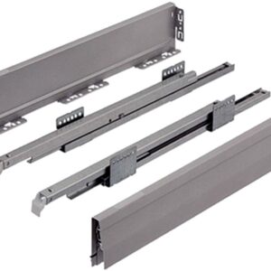 Garniture MOOVIT gris de hauteur 92 mm longueur 450 mm pour tiroir 551.54.524