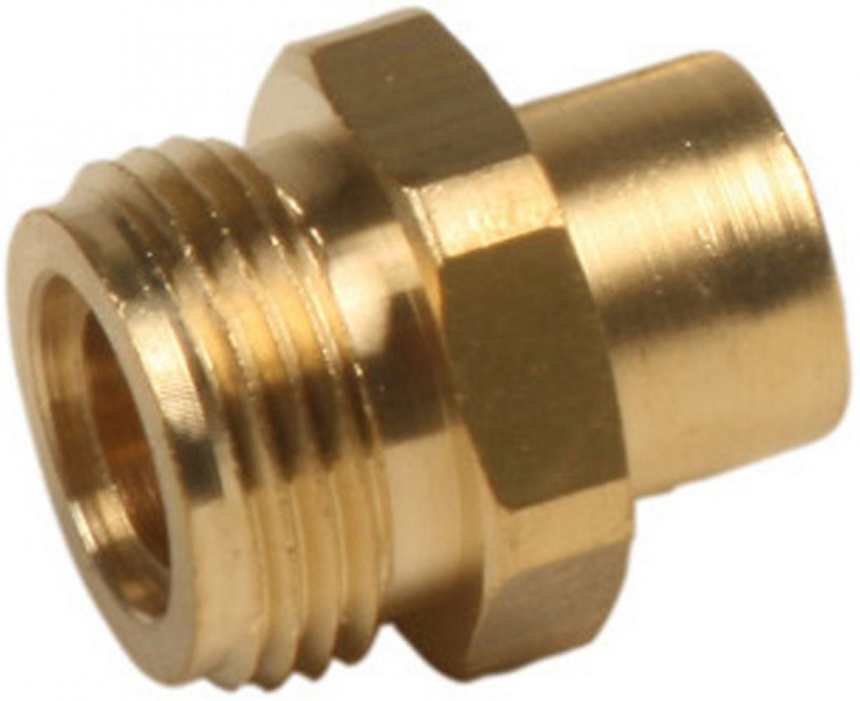 Raccord 1 pièce pour gaz butane / propane à souder, Mâle x Diam.10 mm, GAZINOX