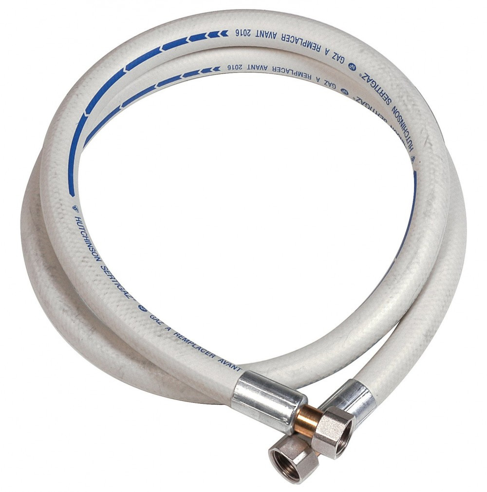 Tuyau caoutchouc gaz naturel, garantie 10 ans, H.100 cm GAZINOX