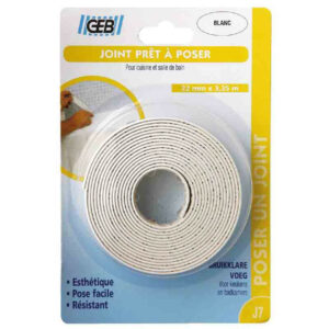 Joint d'étanchéité préformé 22 mmx 3,35 m - Blanc