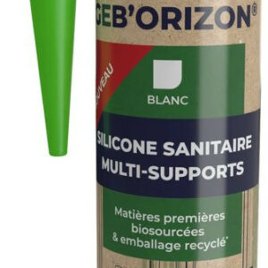 Silicone d'étanchéité 890950 GEB blanc, 310 ml