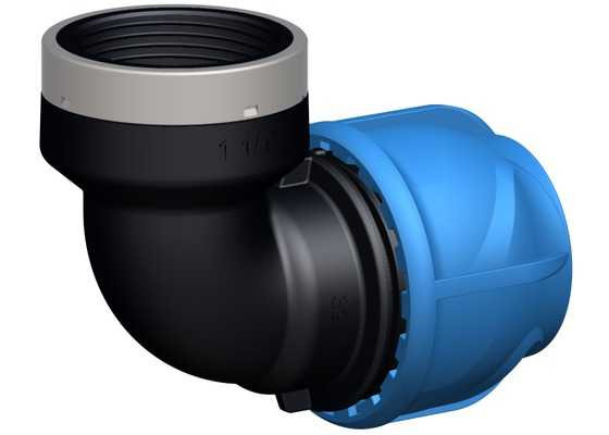 Coude de transition 90° - iJoint - Ø 63 mm taraudage femelle 1"1/4
