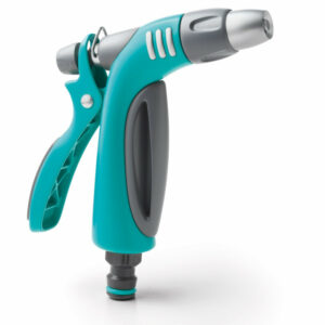 Pistolet d'arrosage en métal-caoutchouc - Bleu