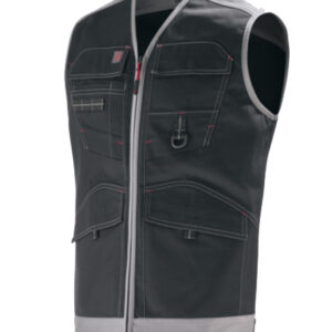 Gilet de travail TROWEL sans manches 9ATTUP noir/gris T3 LAFONT LA-9ATTUP-985-3