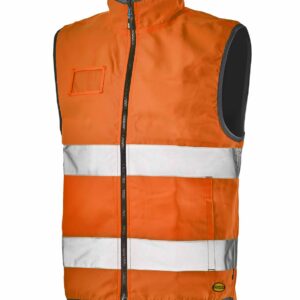 Gilet haute visibilité orange fluo/bleu T2XL DIADORA S.P.A 702.170747.XXL C6190