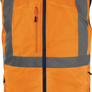 Gilet sans manche réversible HV orange/bleu marine TS DELTA PLUS FIDJ3HVORPT