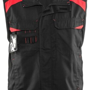 Gilet sans manches Industrie noir/rouge TM BLÅKLÄDER 316418009956M
