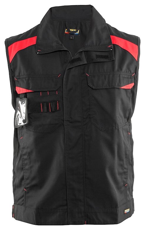 Gilet sans manches Industrie noir/rouge TXXL BLÅKLÄDER 316418009956XXL