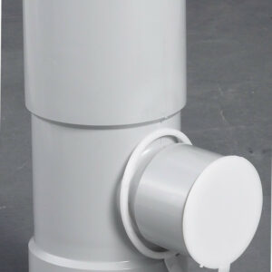 Collecteur d'eau pvc gris GIRPI, Dév.16 cm Diam.50 mm