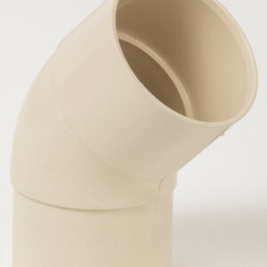 Coude 45° pvc sable GIRPI, Dév.16 cm Diam.50 mm