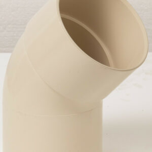 Coude 45° pvc sable GIRPI, Dév.33 cm Diam.100 mm