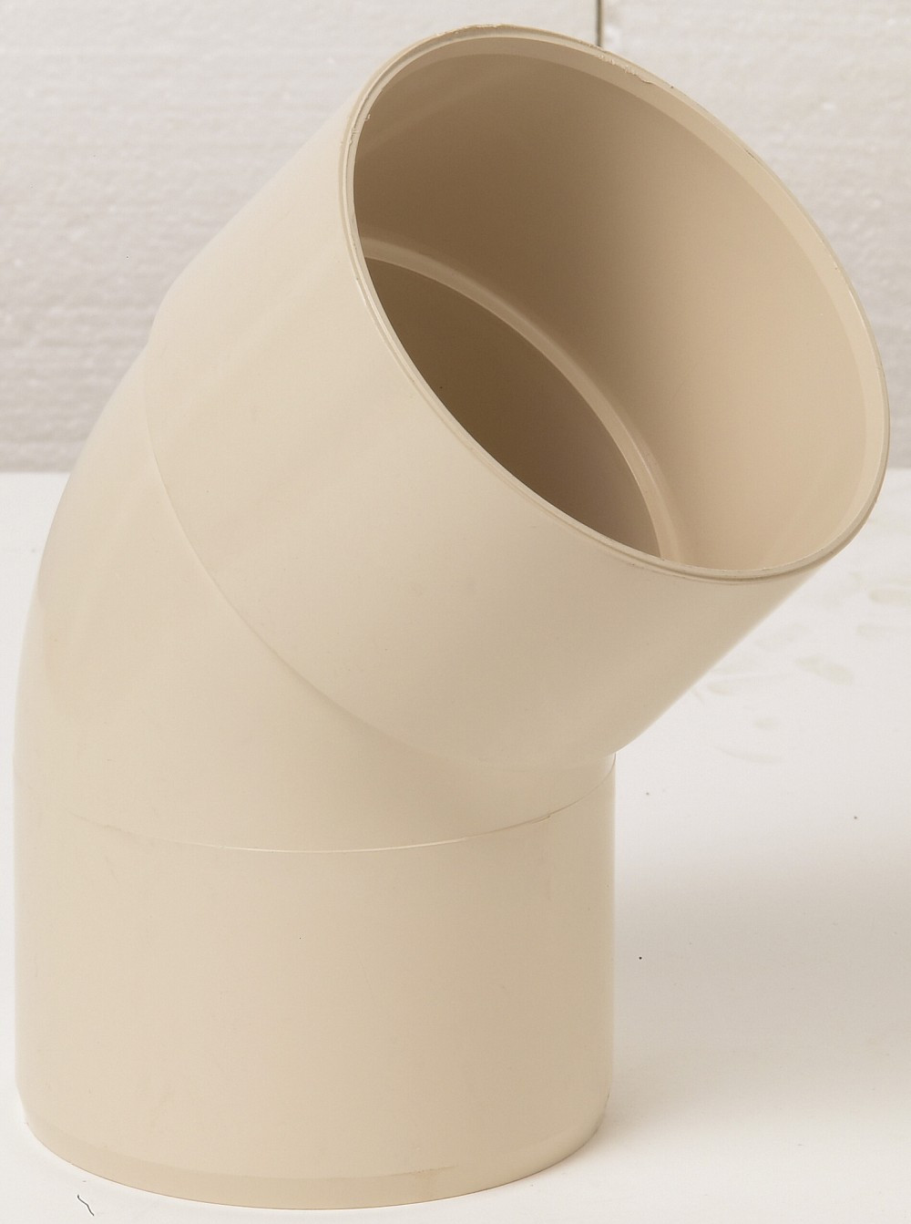 Coude 45° pvc sable GIRPI, Dév.33 cm Diam.100 mm
