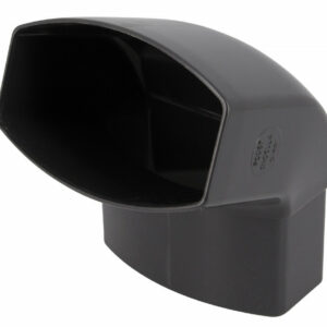 Coude 67.3° mâle / femelle pour gouttière Pcua PVC