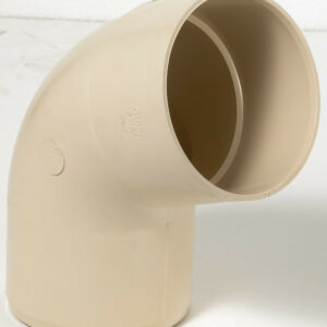 Coude 67.3° pvc sable GIRPI, Dév.33 cm Diam.100 mm