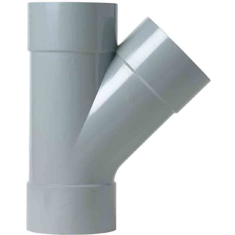 Culotte d'évacuation à 45° femelle/femelle Ø 125 mm