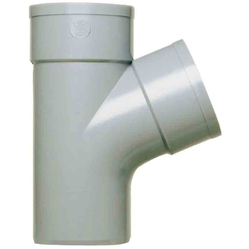 Culotte d'évacuation à 67°30 mâle/femelle Ø 100 mm
