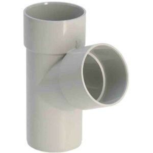 Culotte PVC 67°30 - Ø 80 mâle/femelle - gris
