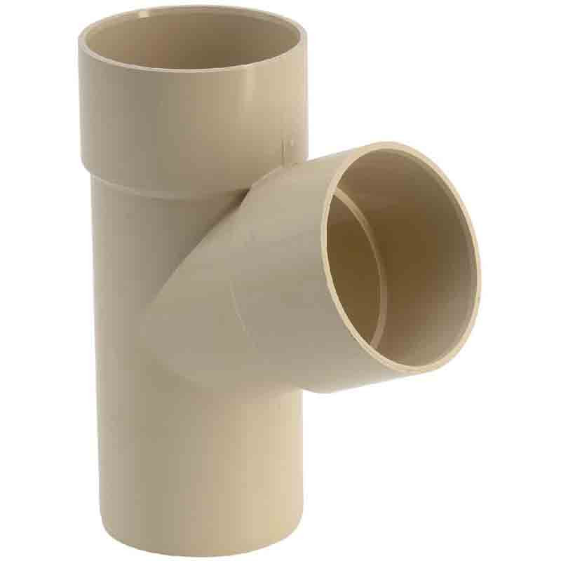 Culotte PVC 67°30 - Ø 80 mâle/femelle - sable