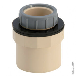 Embout de connexion pvc sable