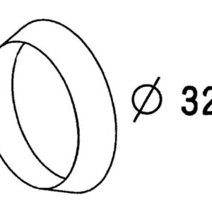 Joint conique pour tube, diam. 32 mm