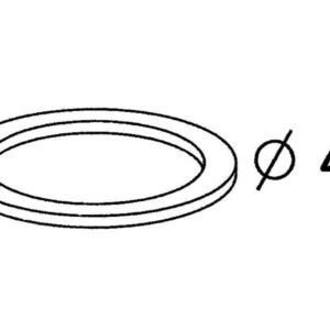 Joint plat, diam. 40 mm